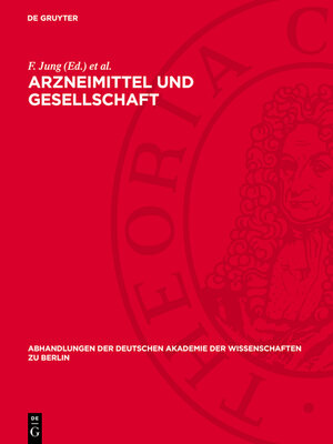 cover image of Arzneimittel und Gesellschaft